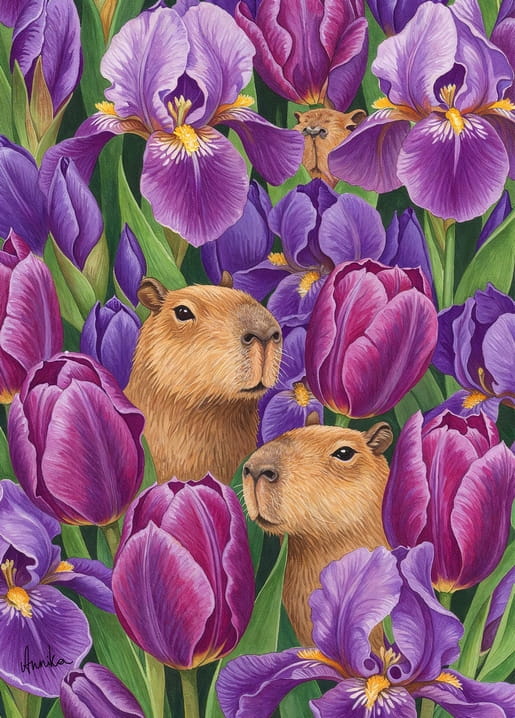 original spring postcards