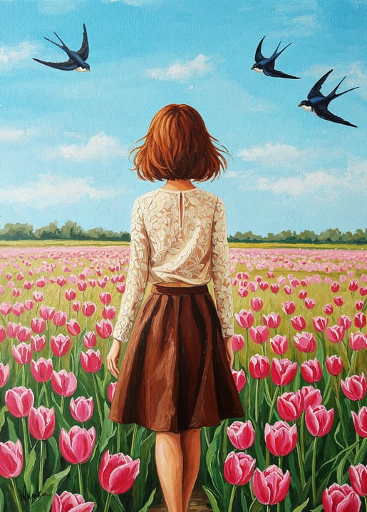 original spring postcards