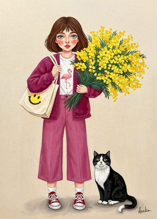 original spring postcards