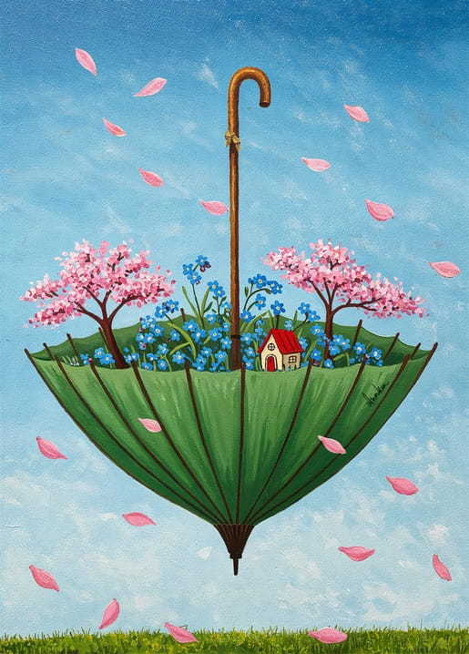 original spring postcards