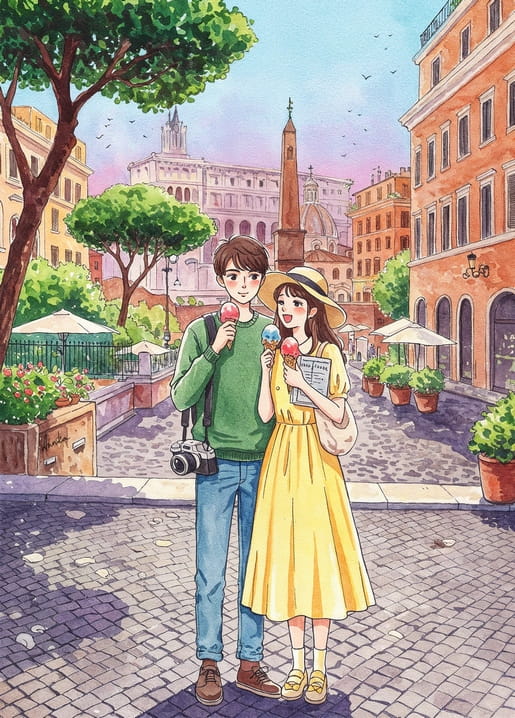 original spring postcards