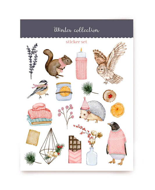 Наліпки Winter collection A6 / Видавничий дім "Золота Птаха"