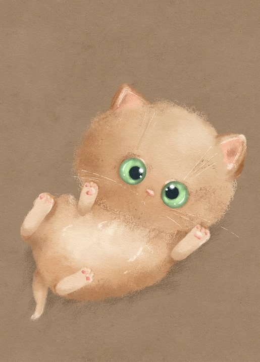 art summer illustration postcard