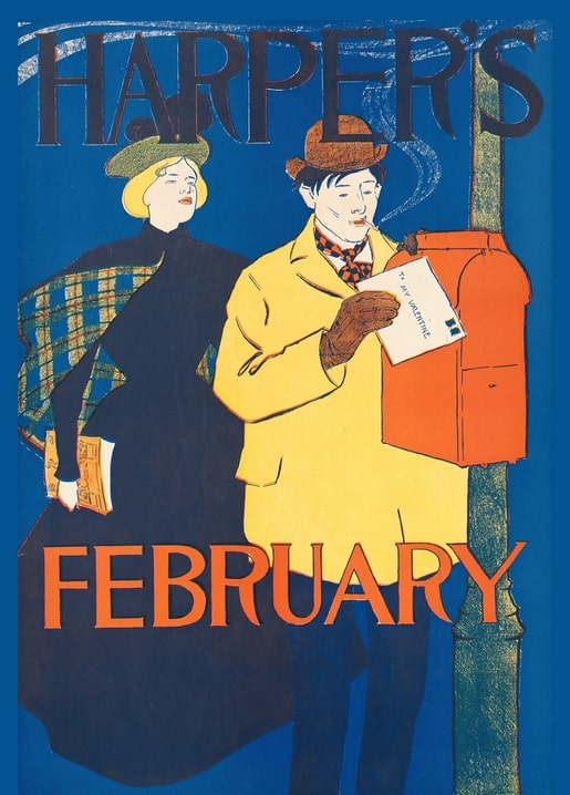 christmas retro vintage postcard