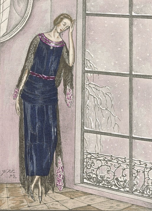 christmas retro vintage postcard