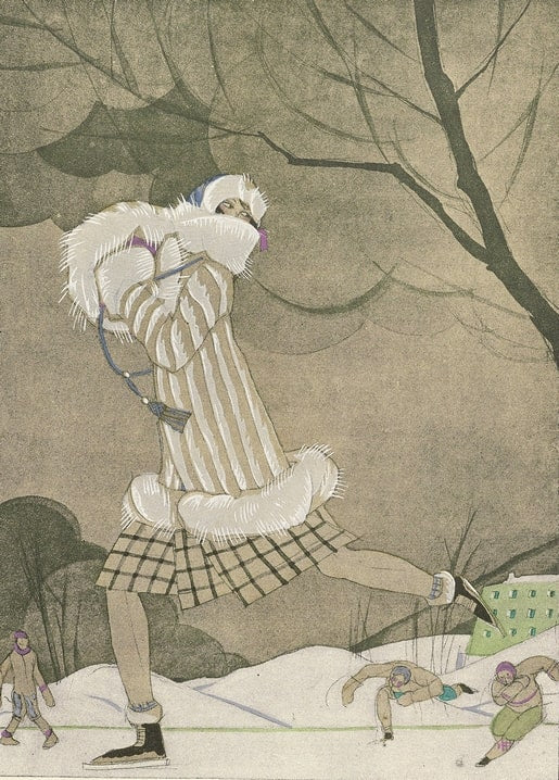 christmas retro vintage postcard