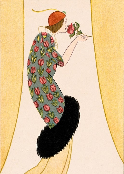 christmas retro vintage postcard