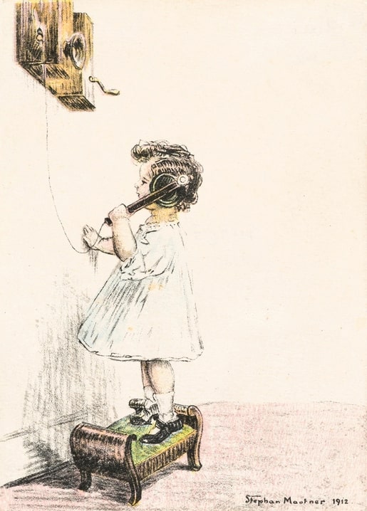 christmas retro vintage postcard