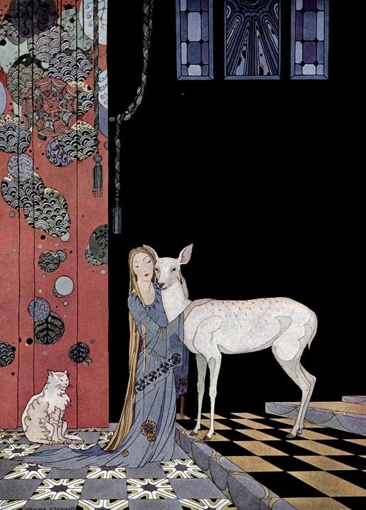 christmas retro vintage postcard