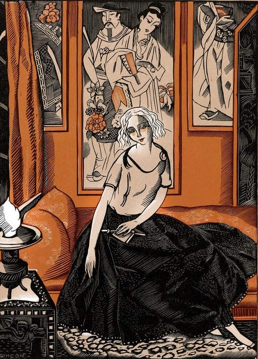 christmas retro vintage postcard