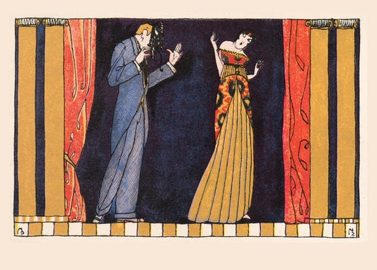 christmas retro vintage postcard