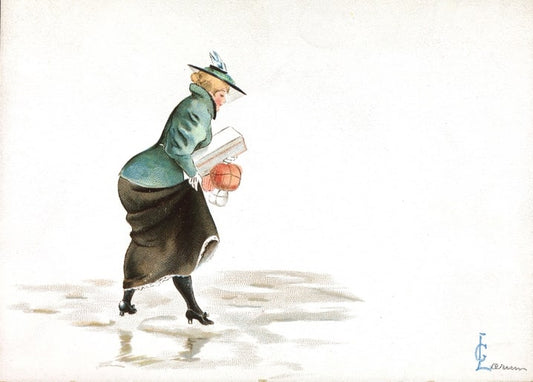 christmas retro vintage postcard