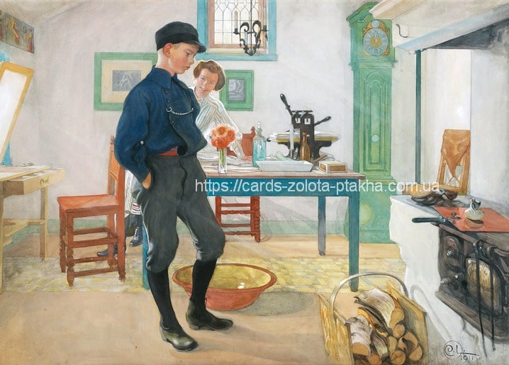 Листівка Carl Larsson / Видавничий дім "Золота Птаха"