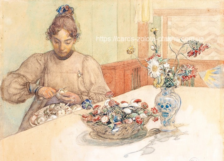 Листівка Carl Larsson / Видавничий дім "Золота Птаха"