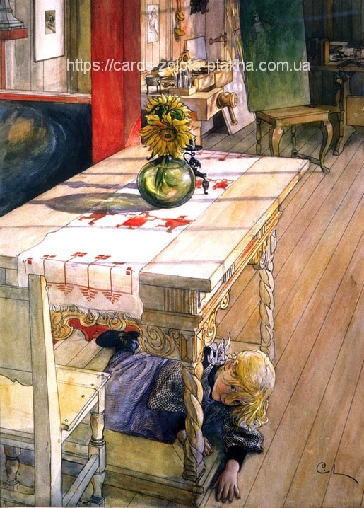 Листівка Carl Larsson / Видавничий дім "Золота Птаха"