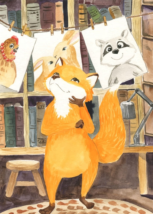 Листівка Fox story / Видавничий дім "Золота Птаха"