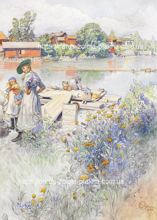 Листівка Carl Larsson / Видавничий дім "Золота Птаха"