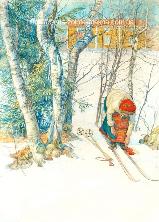 Листівка Carl Larsson / Видавничий дім "Золота Птаха"