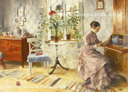 Листівка Carl Larsson / Видавничий дім "Золота Птаха"