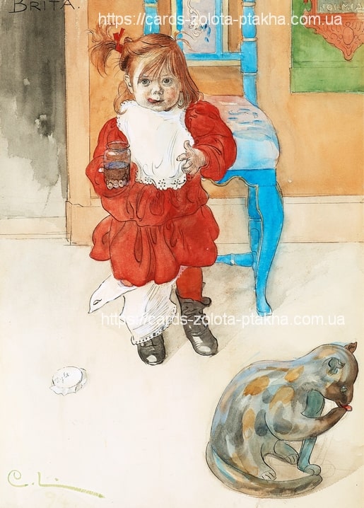 Листівка Carl Larsson / Видавничий дім "Золота Птаха"