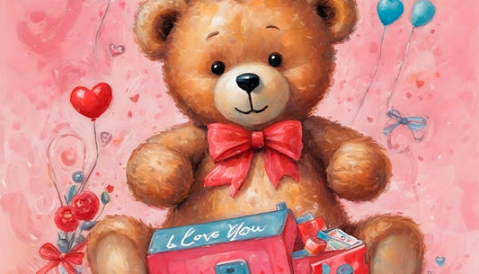 postcards with love and bear