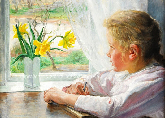 Postcard by Fanny Brate / Publishing House "Golden Bird"