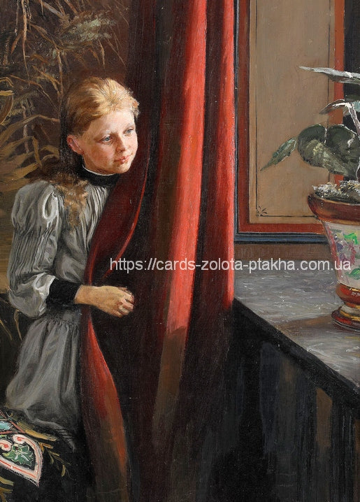 Postcard by Fanny Brate / Publishing House "Golden Bird"