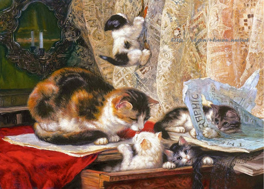 Листівка Henriette Ronner-Knip / Видавничий дім "Золота Птаха"