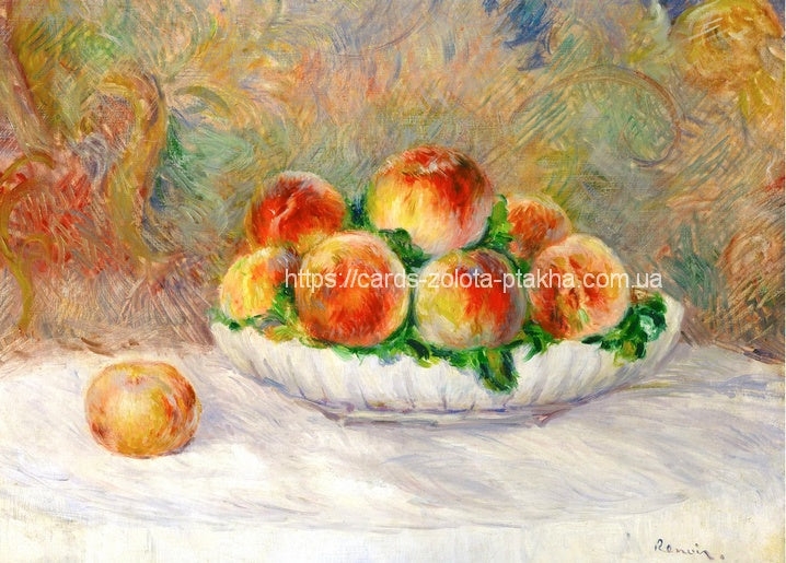 Postcard by Pierre-Auguste Renoir / Publishing House "Golden Bird"