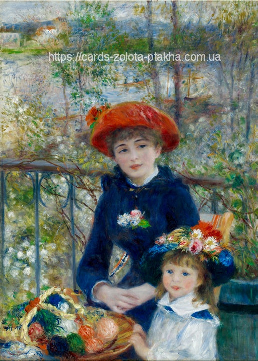 Postcard by Pierre-Auguste Renoir / Publishing House "Golden Bird"