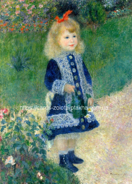 Postcard by Pierre-Auguste Renoir / Publishing House "Golden Bird"