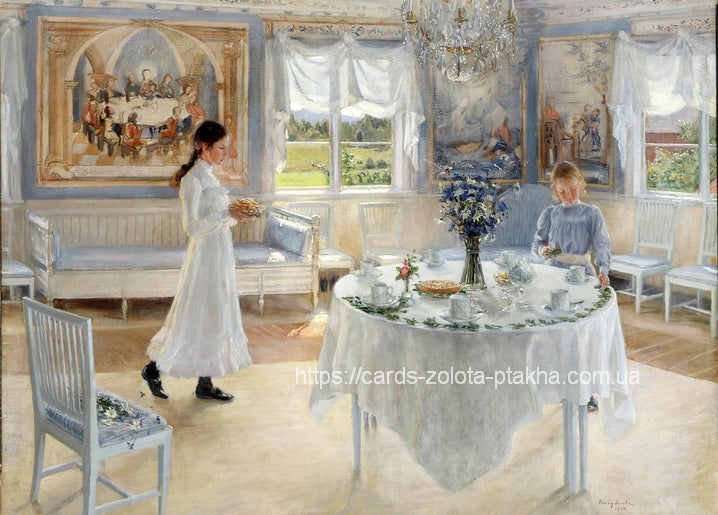 Postcard by Fanny Brate / Publishing House "Golden Bird"