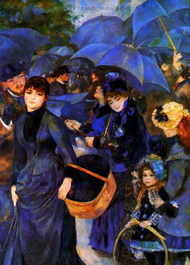 postcards based on paintings by Pierre-Auguste Renoir