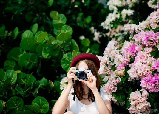 postcards coffee and flowes spring