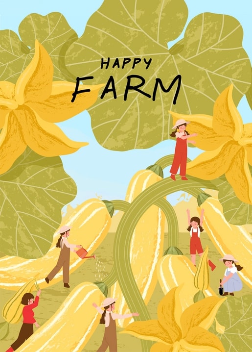 Листівка Happy Farm / Видавничий дім "Золота Птаха"