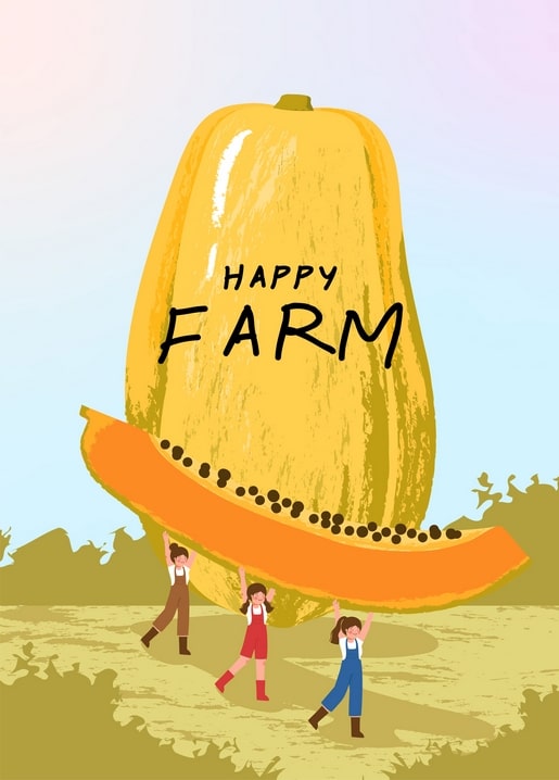 Листівка Happy Farm / Видавничий дім "Золота Птаха"